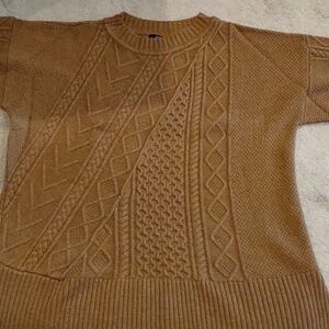 J Crew 3X brown wool sweater in excellent condition